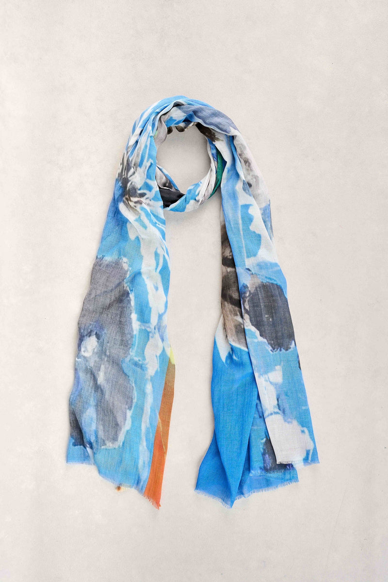 Watercolour Flower Scarf - Multicolour