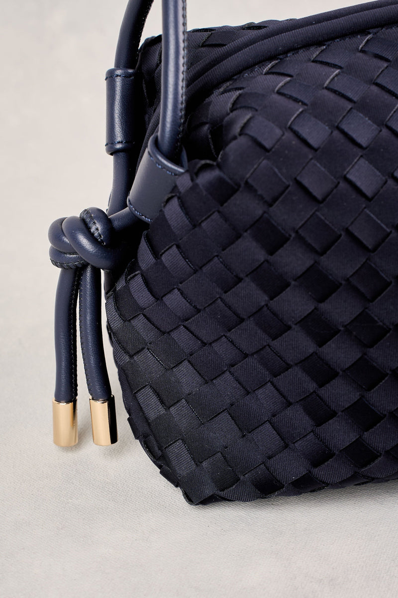 Soft Woven Cross Body - Ink