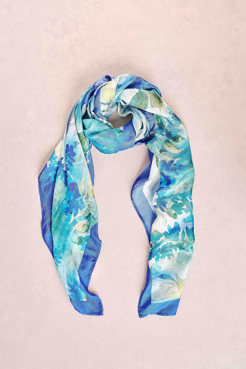Watercolour Floral Scarf - Multi