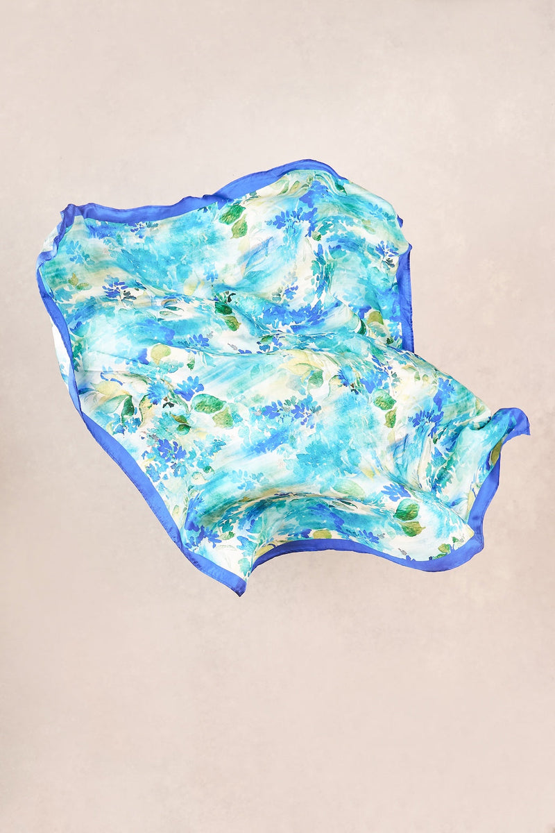 Watercolour Floral Scarf - Multi
