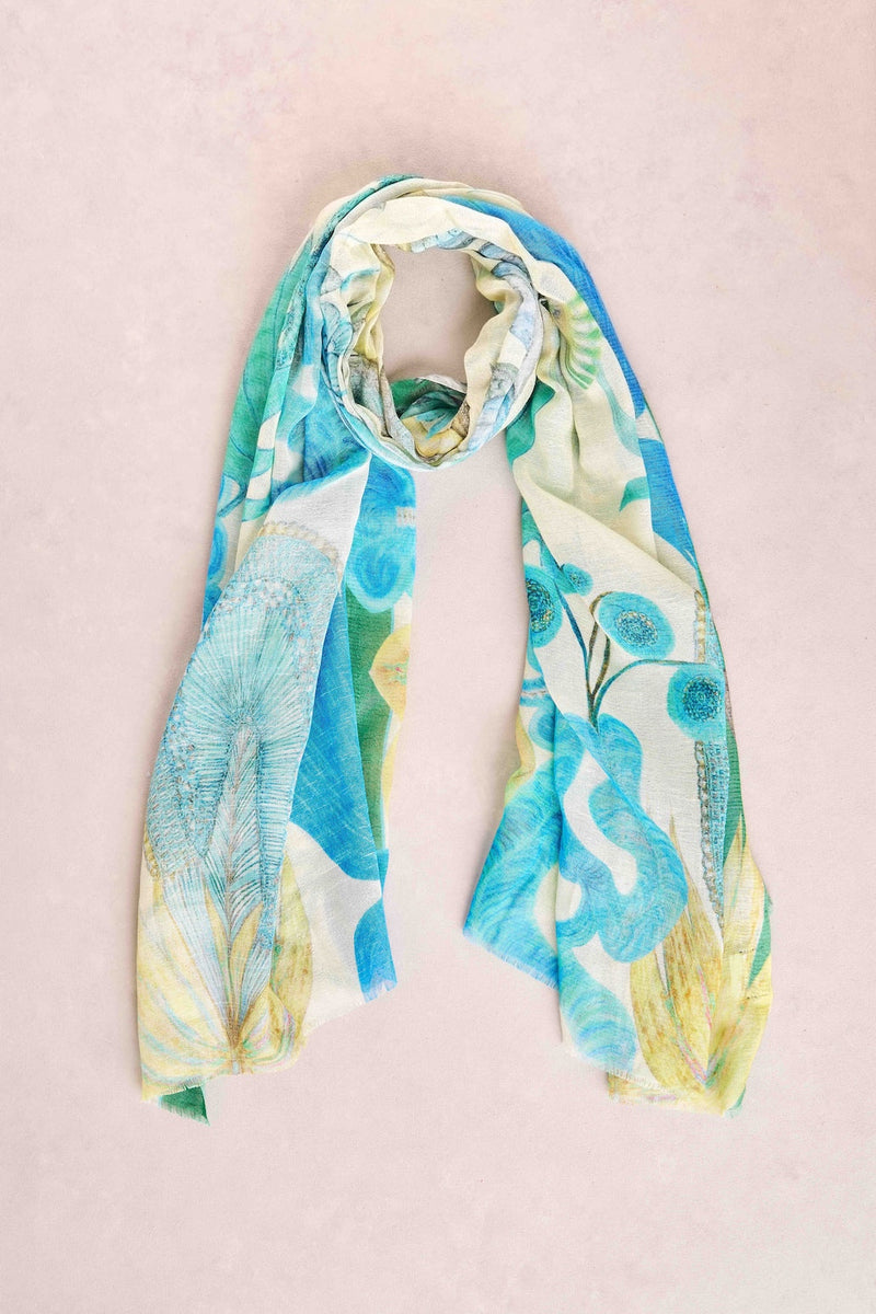 Nature Foliage Scarf - Multi