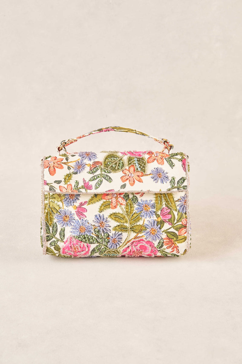 Garden Floral Beaded Bag - Multi