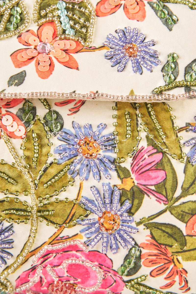 Garden Floral Beaded Bag - Multi