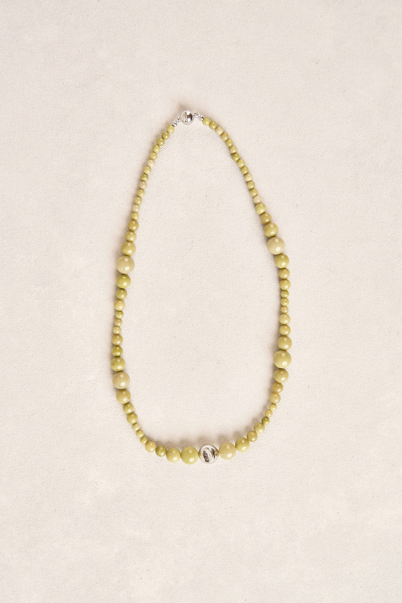 Graduate Bead Necklace - Sage