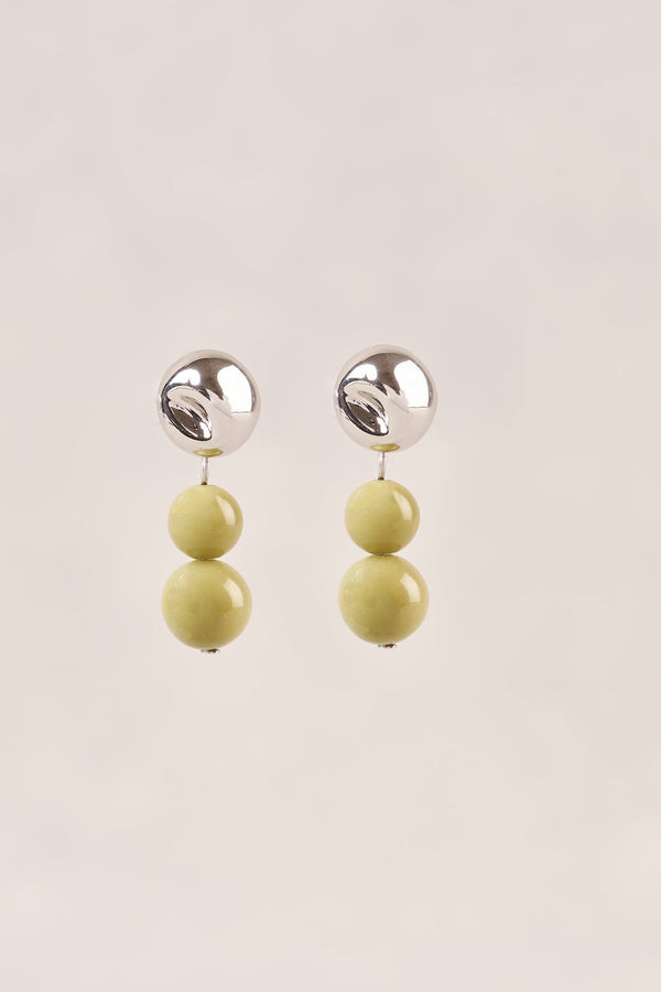 Graduate Bead Earrings - Sage