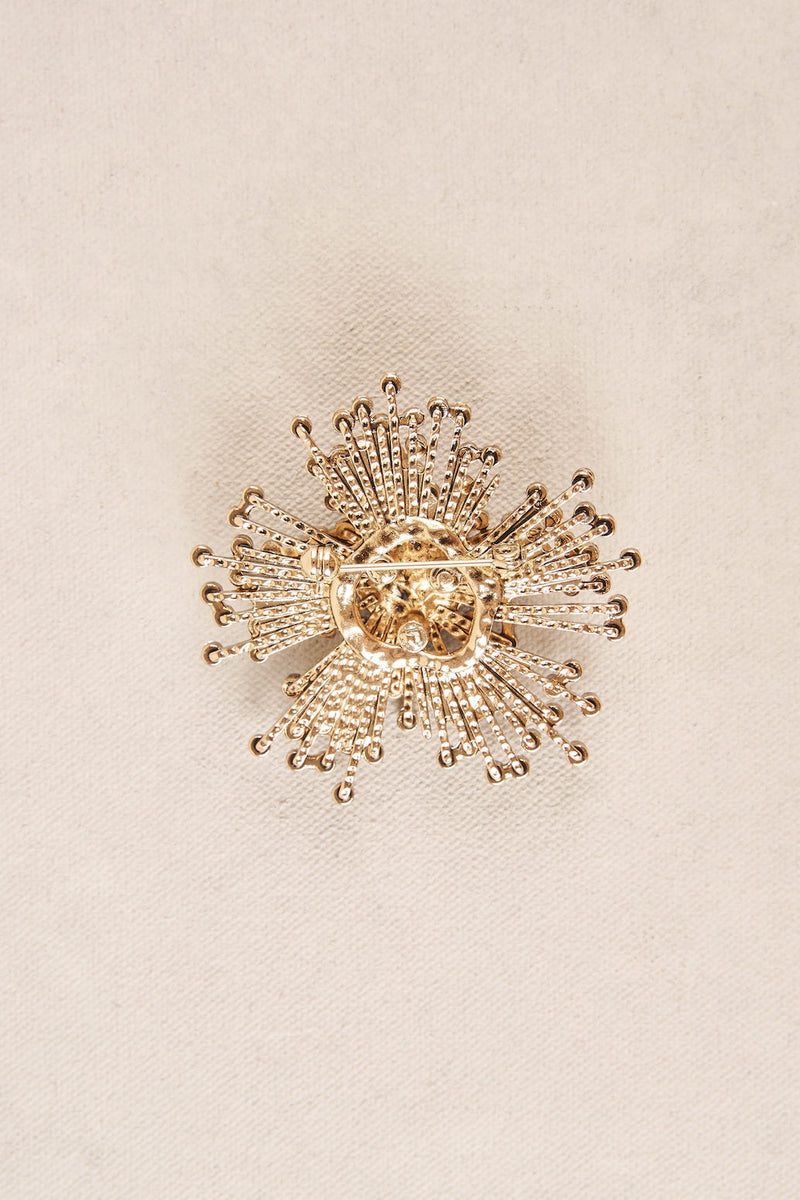 Embellished Star Brooch - Blue