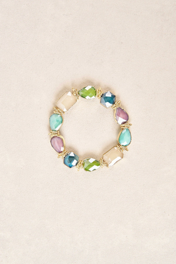 Multi Facet Stone Wrist - Multi