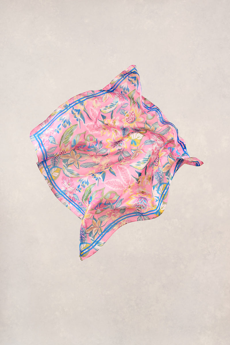 Tropical Floral Scarf - Multicolour