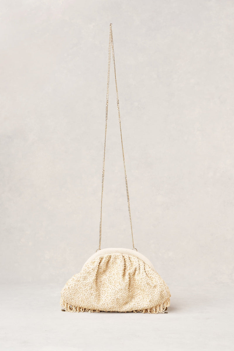 Shell Bead Clutch - Natural