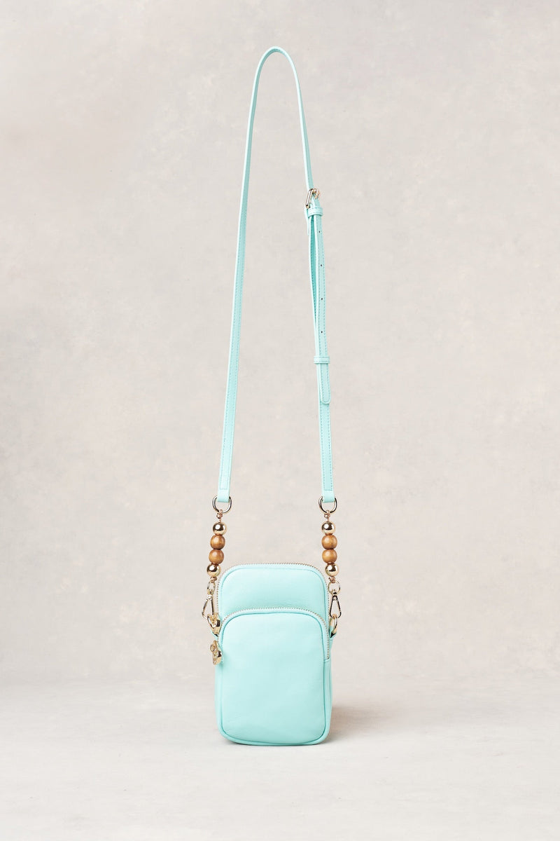 Wooden Bead Phone Bag - Teal