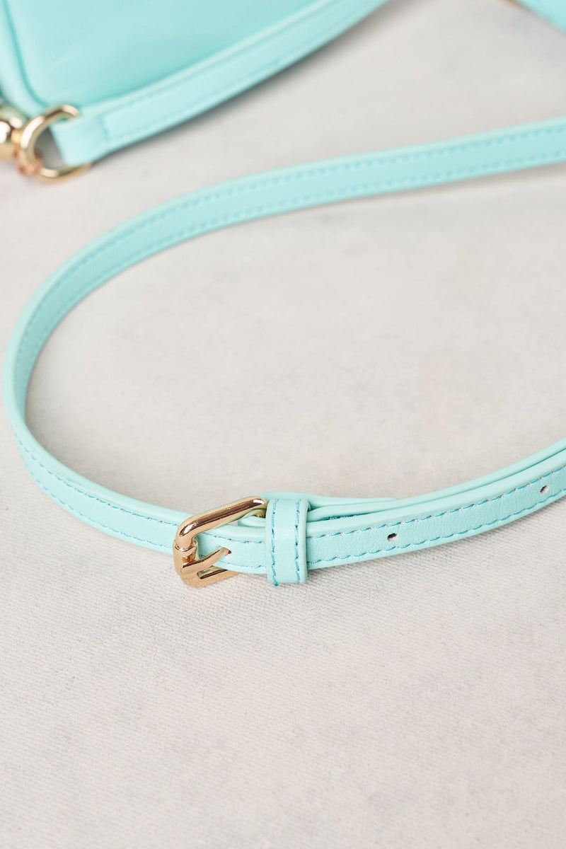 Wooden Bead Phone Bag - Teal