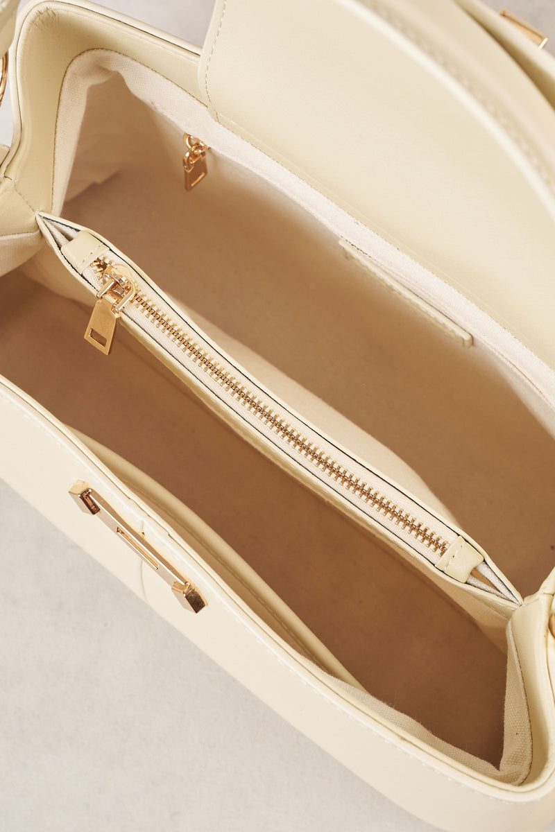 Satchel Tote Bag - Chalk