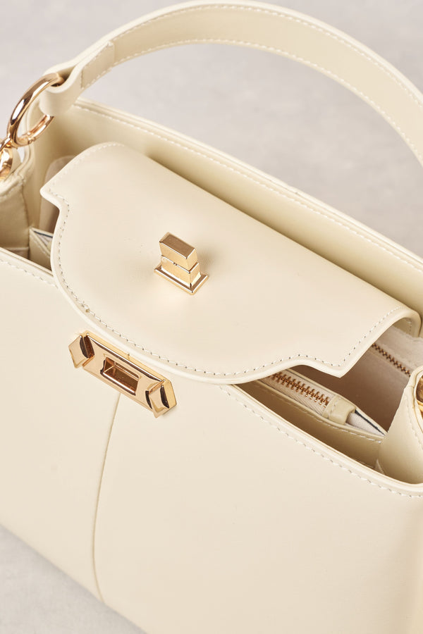 Satchel Tote Bag - Chalk