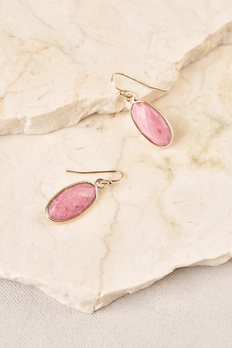 Stone Oval Droplets - Terracotta