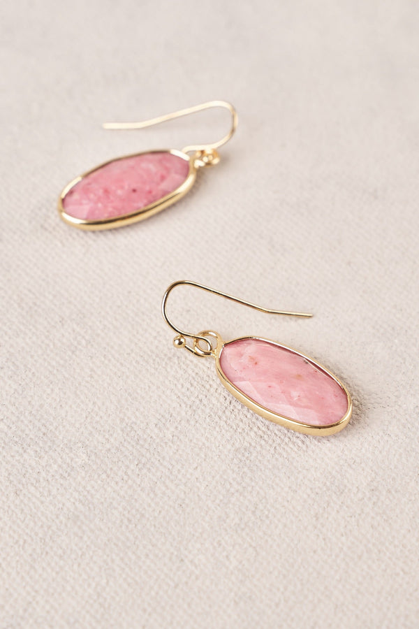 Stone Oval Droplets - Terracotta