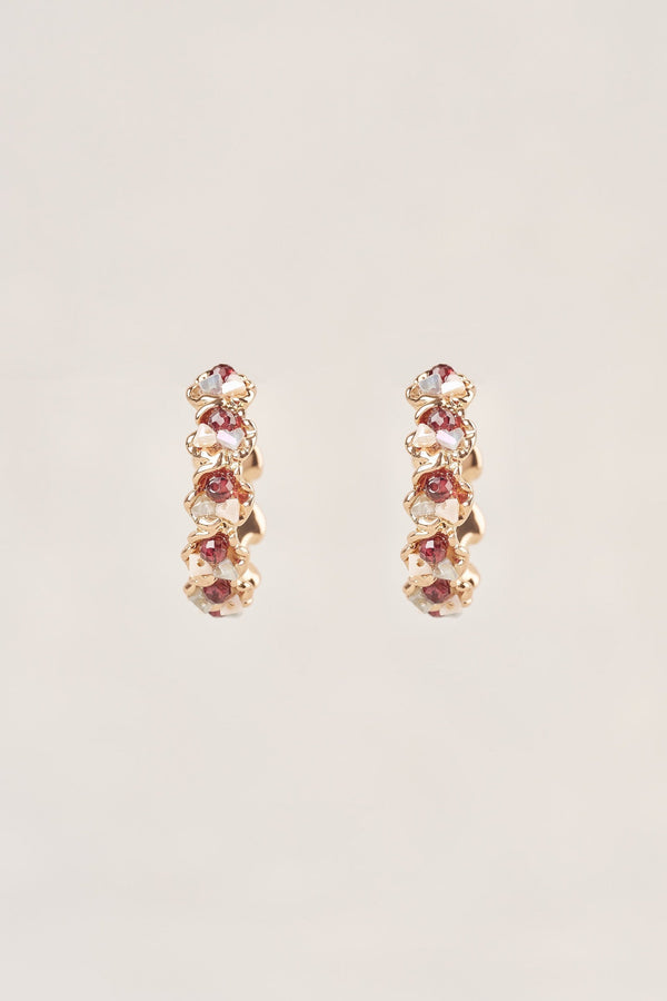 Multi Bead Hoops - Multicolour