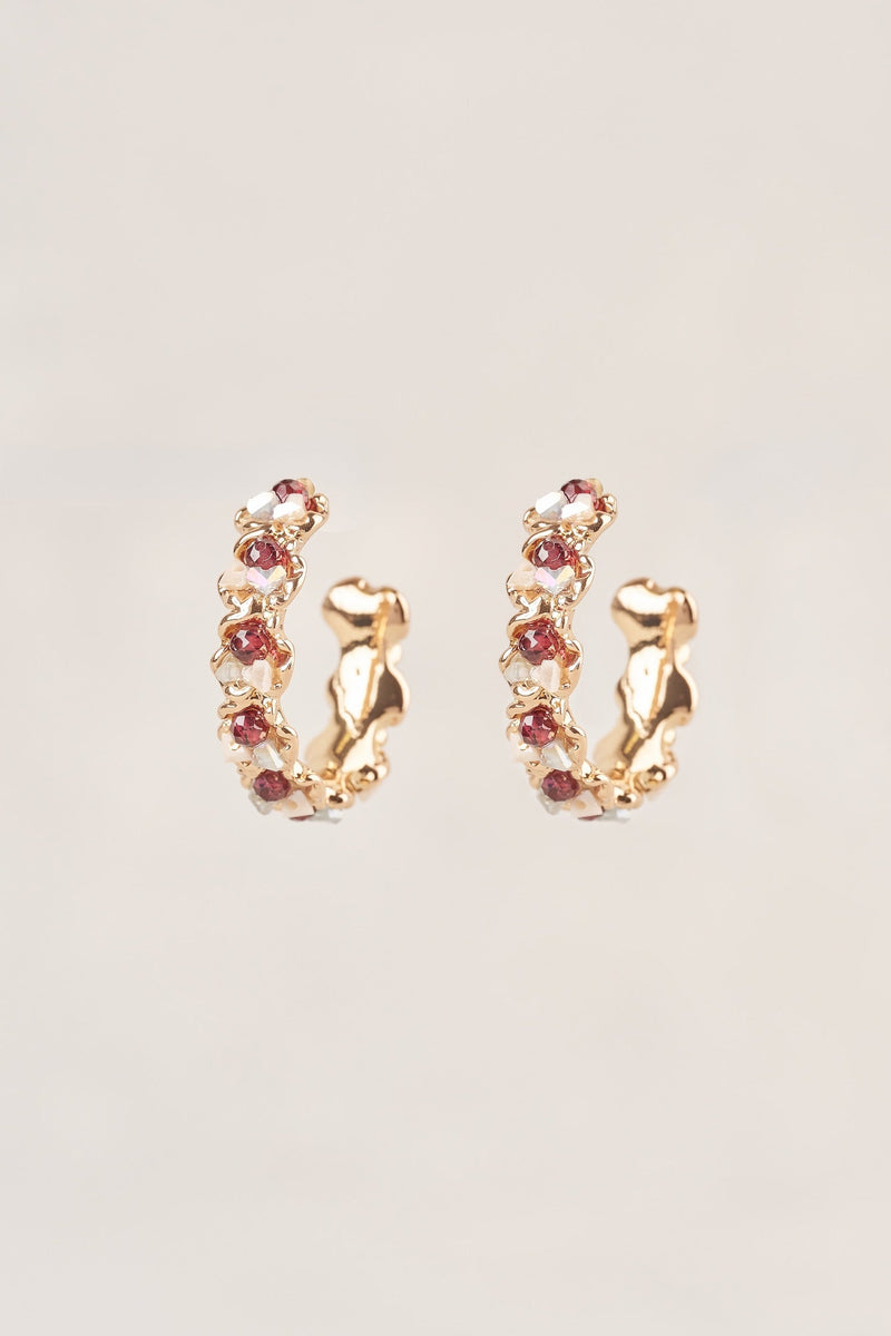 Multi Bead Hoops - Multicolour