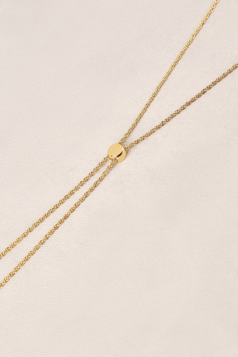 Long Tassel Necklace - Gold