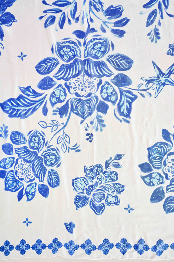 TOILE DE SEASIDE SILK SCARF - MULTICOLOUR