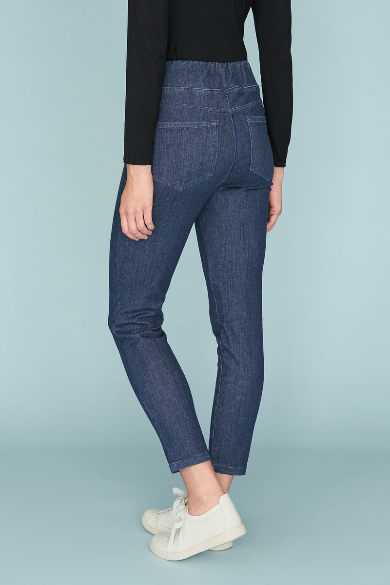 Bengajean Ankle Length Skinny Leg - Indigo Rinse