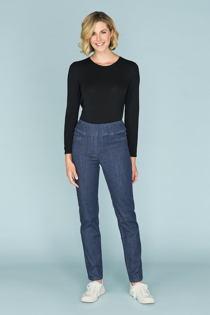 Bengajean Full Length Straight Leg - Indigo Rinse