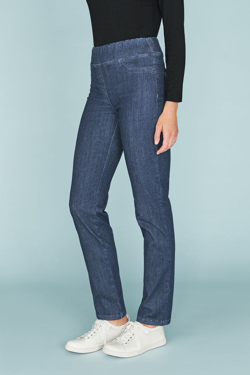 Bengajean Full Length Straight Leg - Indigo Rinse
