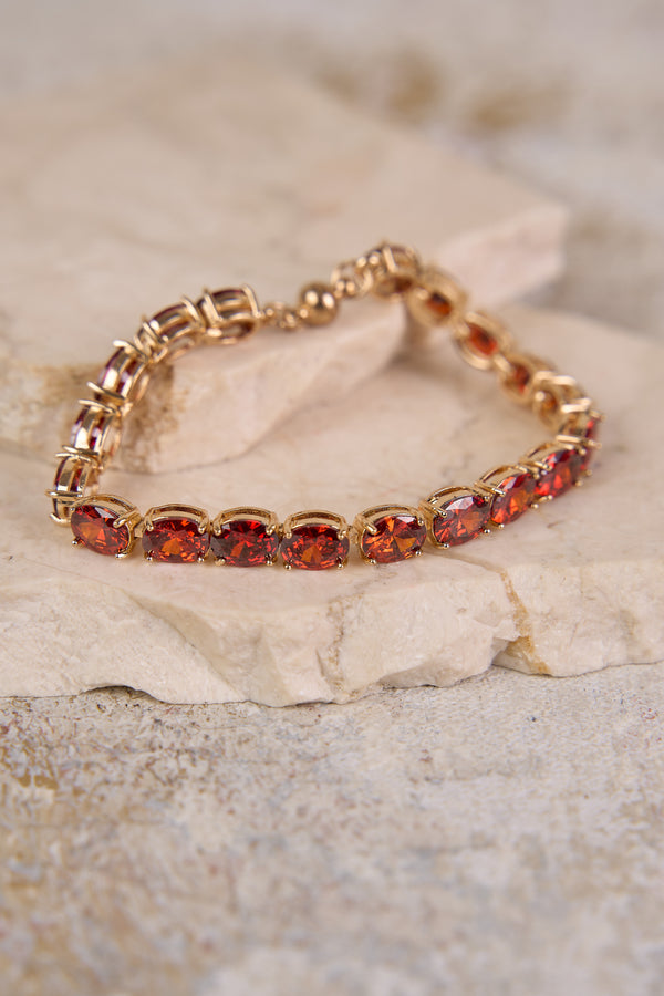 January Birthstone Bracelet