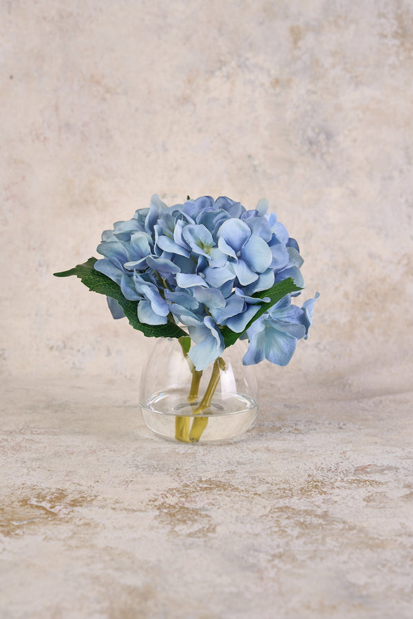 Blue Hydrangeas Vase