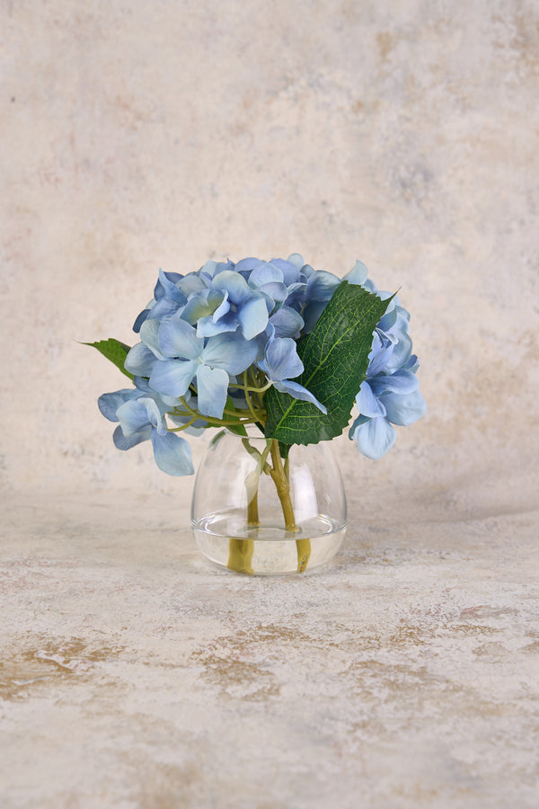 Blue Hydrangeas Vase