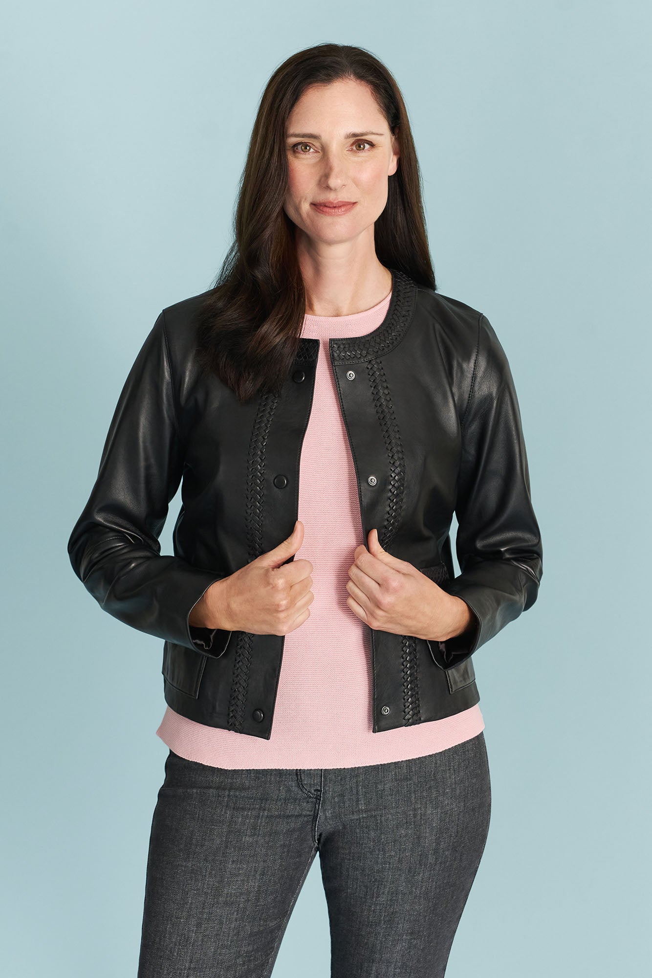 Leather jacket price sale for women