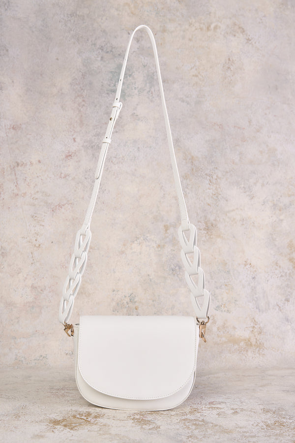 Braided Strap Crossbody Bag