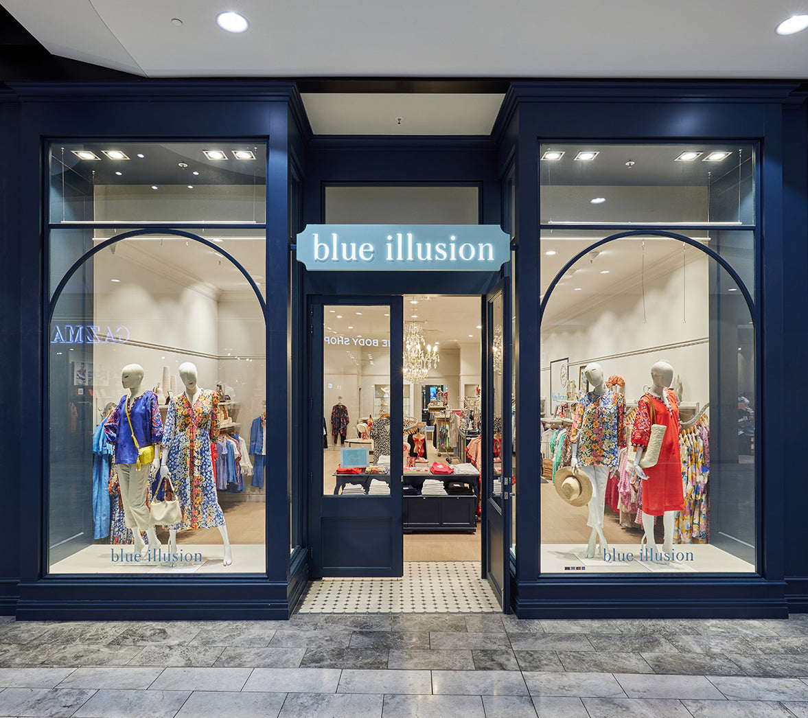 Blue illusion discount balmain store