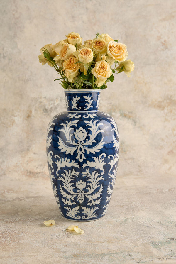 French Blue Vase
