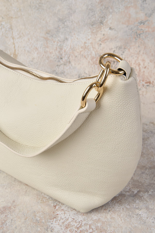 Chain Shoulder Bag - Ivory