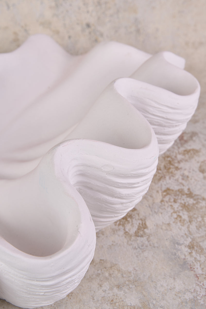 Clam Shell Resin Bowl
