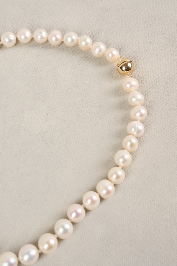 CLASSIQUE PEARL NECKLACE - WHITE