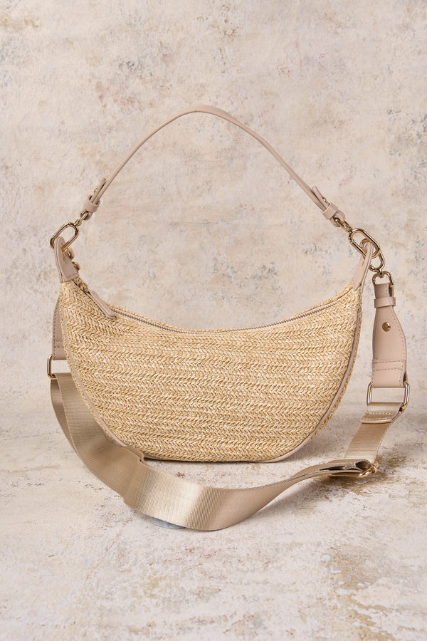 Crescent Crochet Shoulder Bag