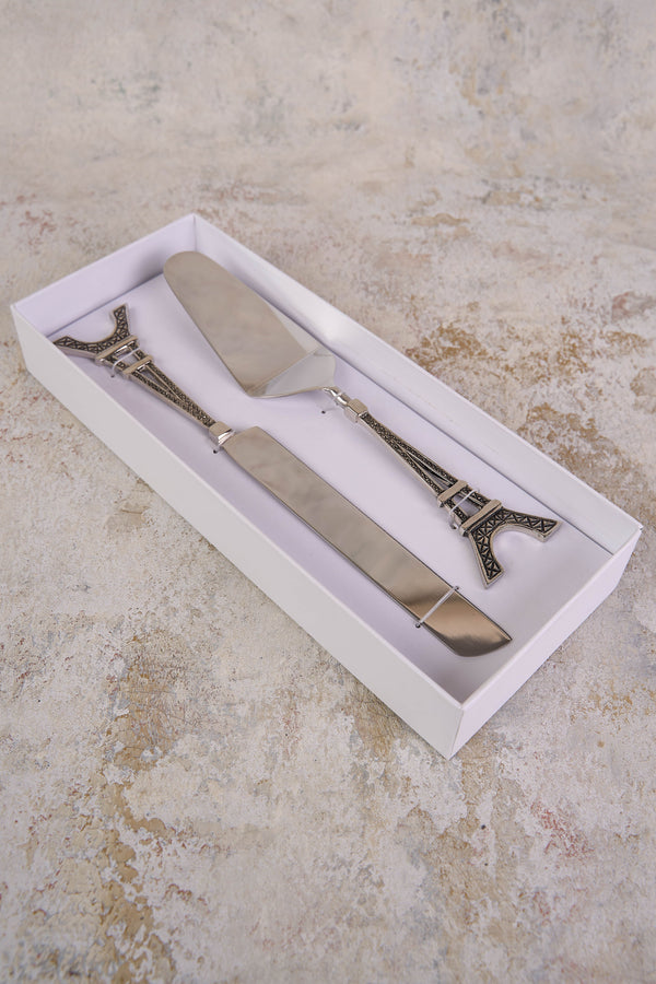 Eiffel Tower Cake Servers