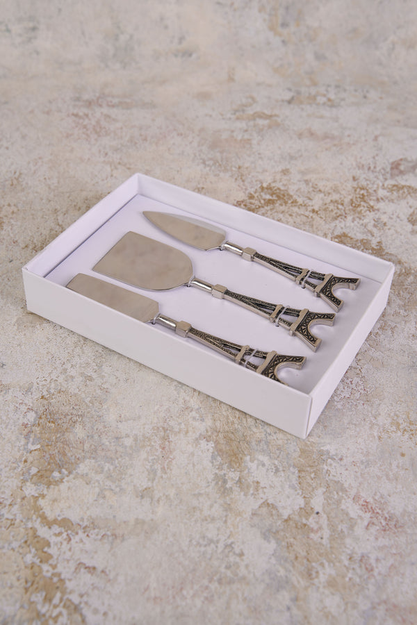 Eiffel Tower Cheese Knives Set