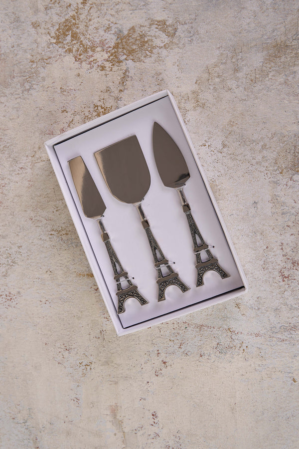 Eiffel Tower Cheese Knives Set