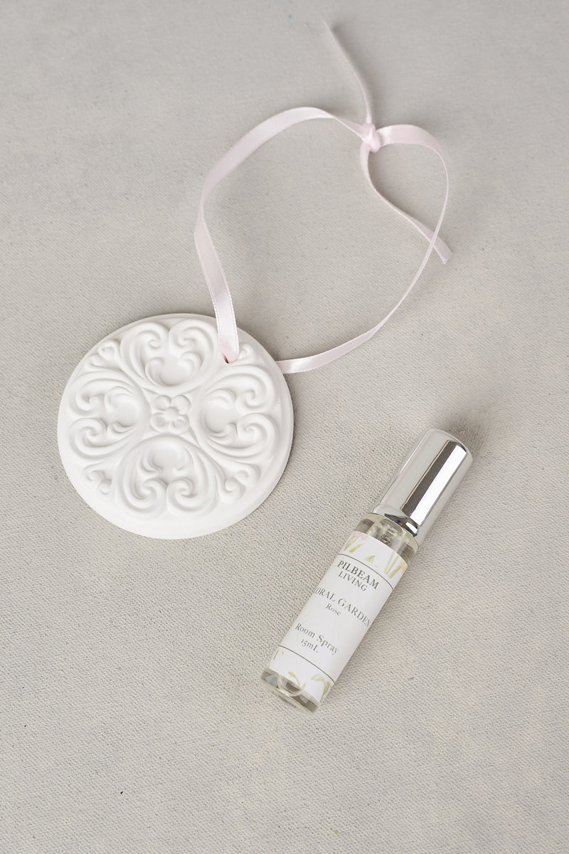 FLORAL GARDEN CERAMIC DISC - MULTICOLOUR