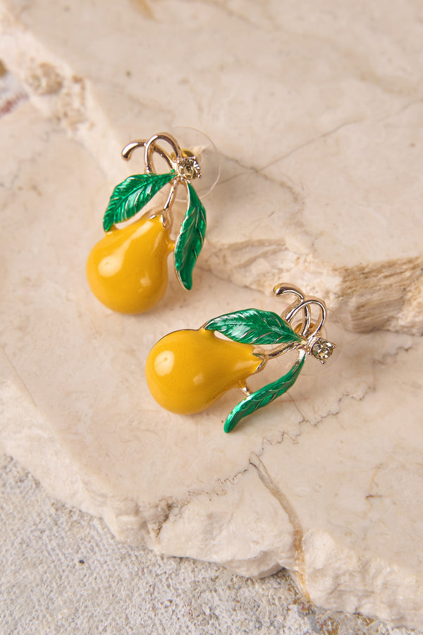 French Pear Earrings