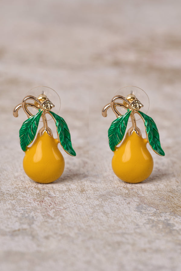 French Pear Earrings