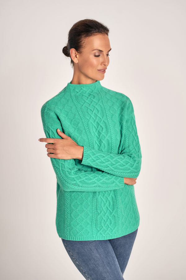 Funnel Neck Cable Jumper