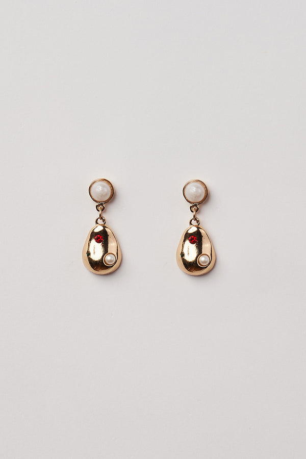 Gold Droplet Earring