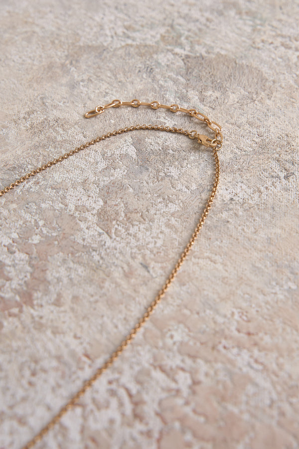 Gold Droplet Pendant Necklace