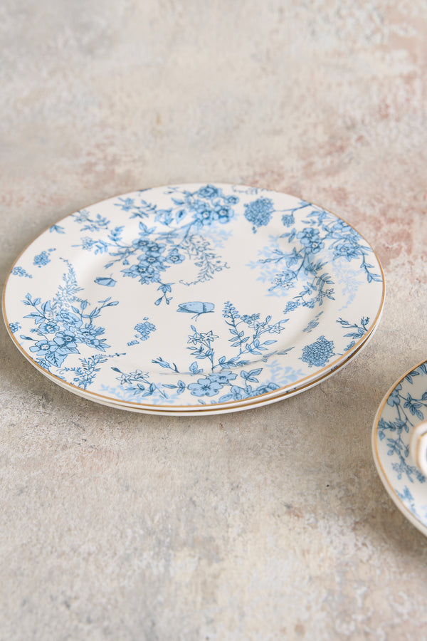 Side Plate French Toile Set Of 2