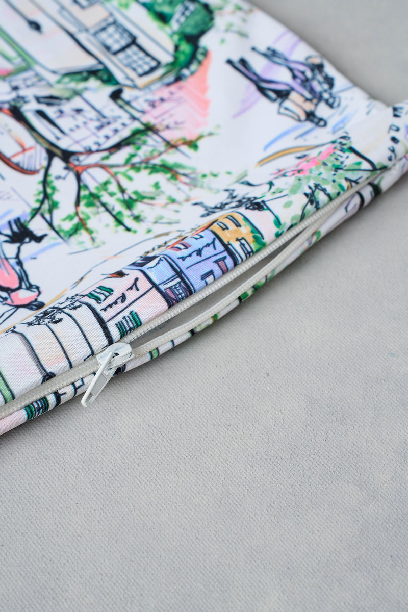 Parisien Print Laundry Bag