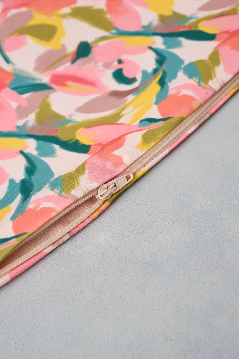 Abstract Floral Laundry Bag