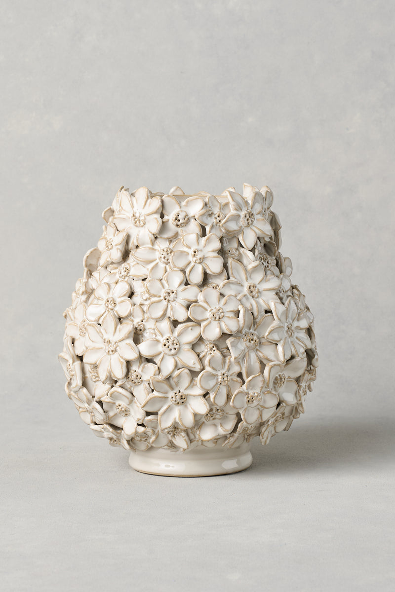 Fleur Vase – Cream